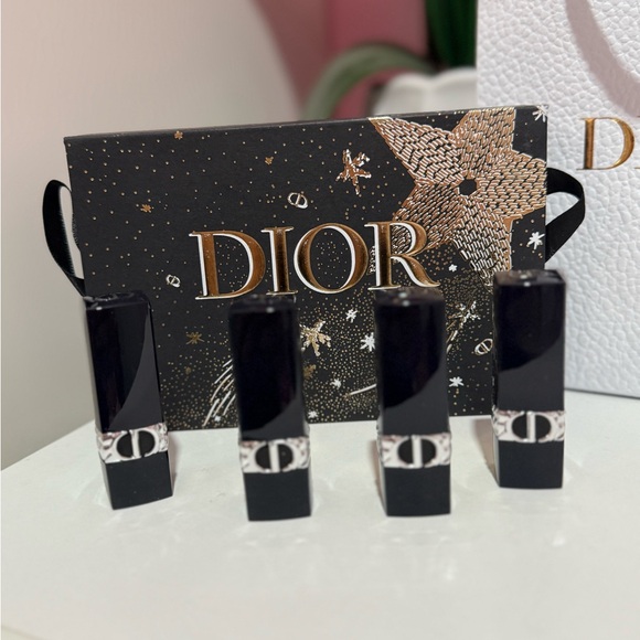 Dior Rouge Lipstick Collection in Black and Gold - Picture 2 of 4